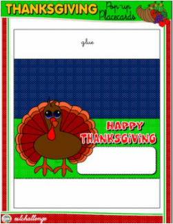 THANKSGIVING POP-UP PLACE CARD