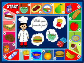 FOOD AND DRINKS BOARD GAME #