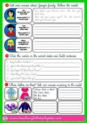 Unit Test - Page 4 Grammar & Vocabulary