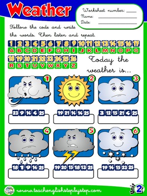 The Weather - Worksheet 5
