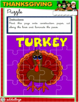 THANKSGIVING  PUZZLE