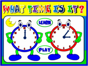 TELLING THE TIME PPT GAME #