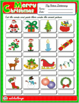 CHRISTMAS PICTURE DICTIONARY #