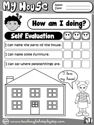 My house - Self Evaluation (B&W version)