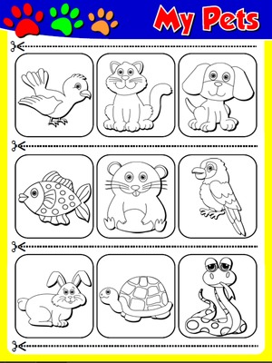 My Pets - Worksheet 2 (cutouts)