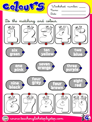 Colours - Worksheet 4