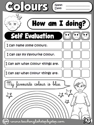 Colours - Self Evaluation (B&W version)