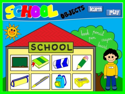 CLASSROOM OBJECTS - PPT GAME + PRESENTATION#