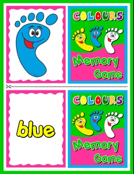 COLOURS MEMORY GAME