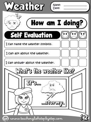 The Weather - Self Evaluation (B&W version)