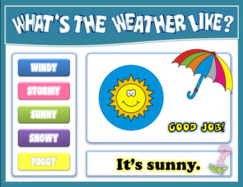 THE WEATHER PPT GAME + PRESENTATION