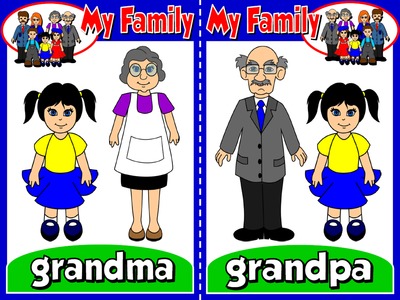 My Family - Set of 6 Flashcards