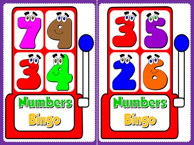 Numbers - Bingo (Set of 20 cards)