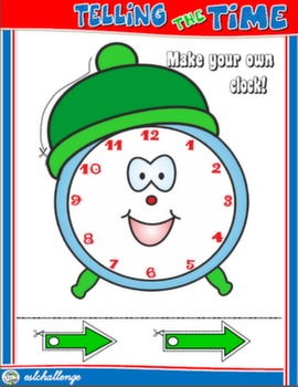 TELLING THE TIME CRAFTS CLOCK FOR BOYS
