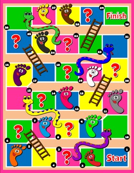 COLOURS SNAKES AND LADDERS