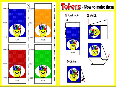 At School - Board Game (Tokens)