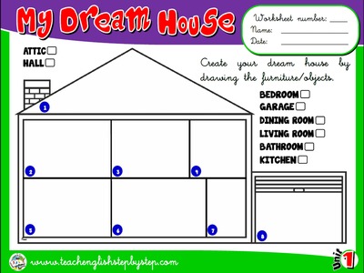 My House - Worksheet 8