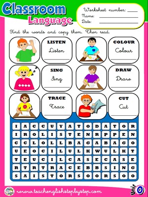 Classroom Language - Worksheet 3