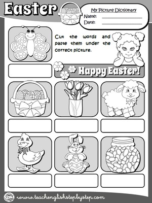 EASTER PICTURE DICTIONARY