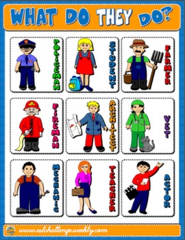 Jobs and Occupations Picture Dictionary