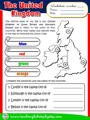 The United Kingdom - Worksheet