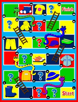 CLOTHES SNAKES AND LADDERS