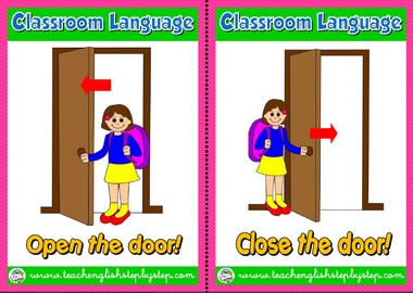#CLASSROOM LANGUAGE FLASHCARDS