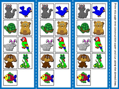My Pets - Board Game (Picture Cards)