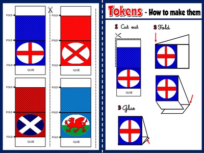 The United Kingdom - Board Game (tokens)