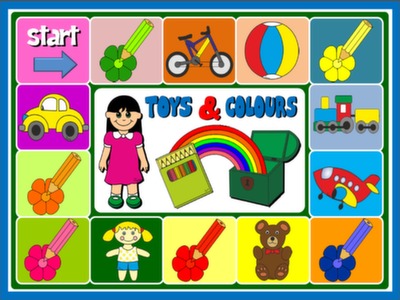 #TOYS AND COLOURS - BOARD GAME