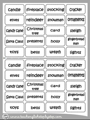 CHRISTMAS PICTURE DICTIONARY