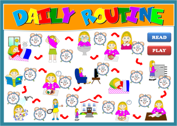 DAILY ROUTINE PPT GAME + PRESENTATION
