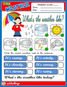 THE WEATHER WORKSHEET 