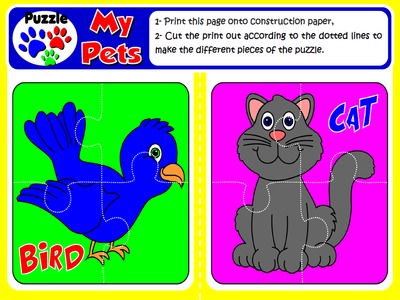 My Pets - Puzzles (Set of 9 puzzles)