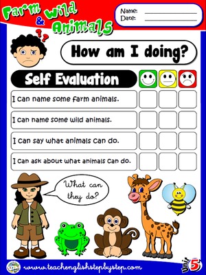 Farm and Wild Animals - Self Evaluation