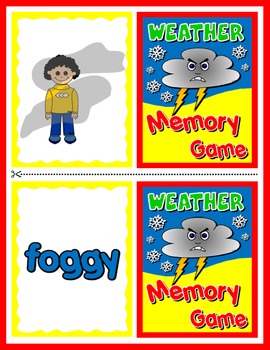 WEATHER MEMORY GAME