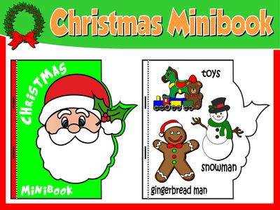 CHRISTMAS  VOCABULARY MINI BOOK