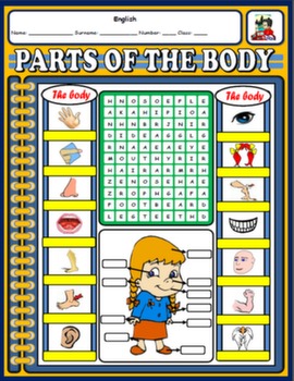 PARTS OF THE BODY WORKSHEET#