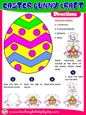 EASTER BUNNY CRAFT (+DIRECTIONS)