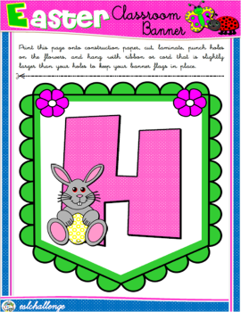 EASTER CLASSROOM BANNER
