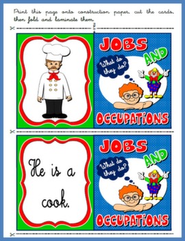 Jobs and Occupations Memory Game #