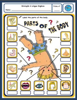 #PARTS OF THE BODY WORKSHEET