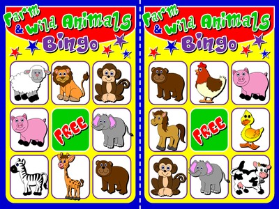 Animals - Bingo 