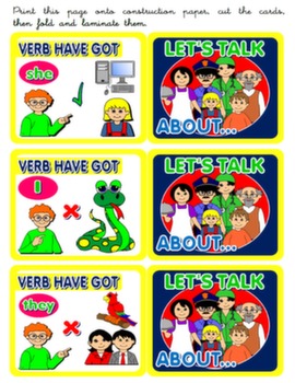 BOARD GAME - PLURALS, JOBS, ARTICLES, FAMILY, JOBS, VERB HAVE GOT #