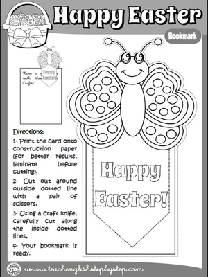 EASTER BOOKMARKS