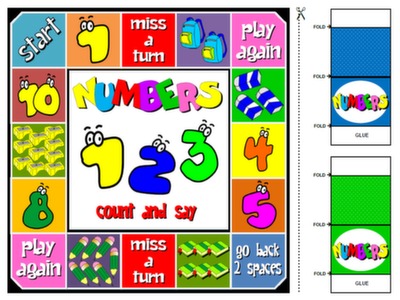 NUMBERS - BOARD GAME#