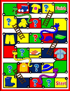CLOTHES SNAKES AND LADDERS 