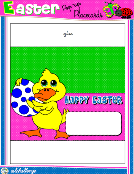 EASTER PLACE CARD - ARTS & CRAFTS