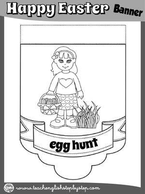 EASTER VOCABULARY CLASSROOM BANNER