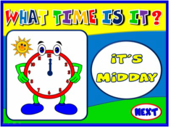 TELLING THE TIME PPT GAME #